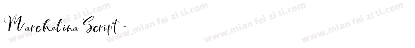 Marchelina Script字体转换